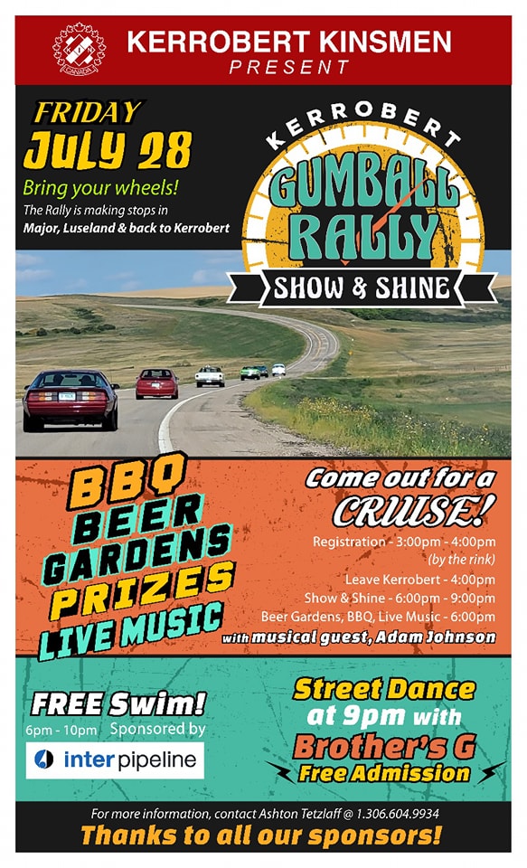 Gumball Rally and Show & Shine returns to Kerrobert